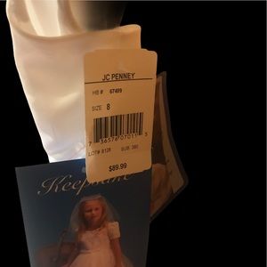 Keepsake girls size 8 communion dress
